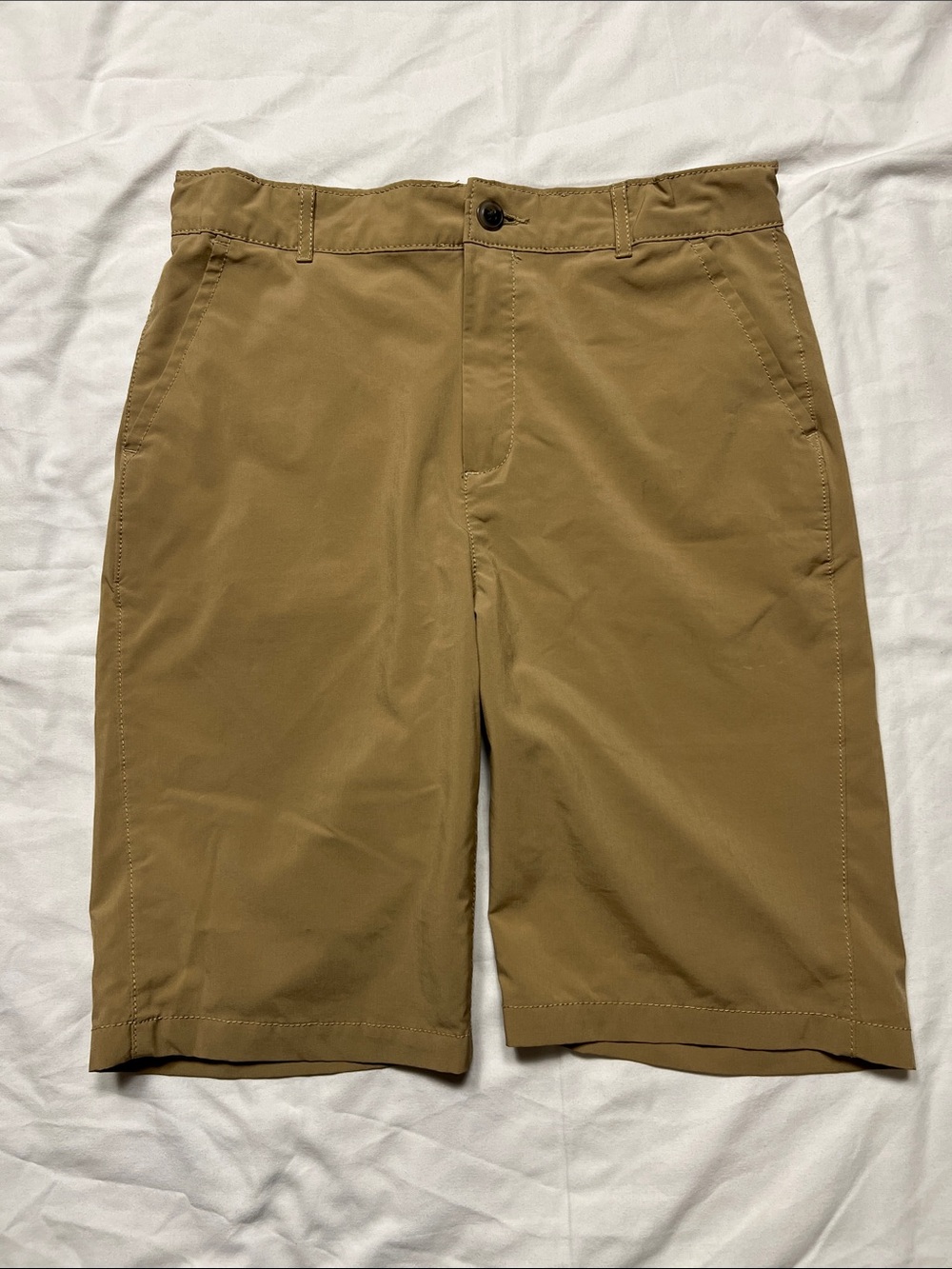 Place Youth Cotton Blend Shorts - Khaki